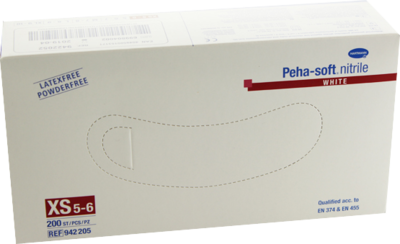 PEHA-SOFT nitrile white Unt.Hands.unsteril pf XS